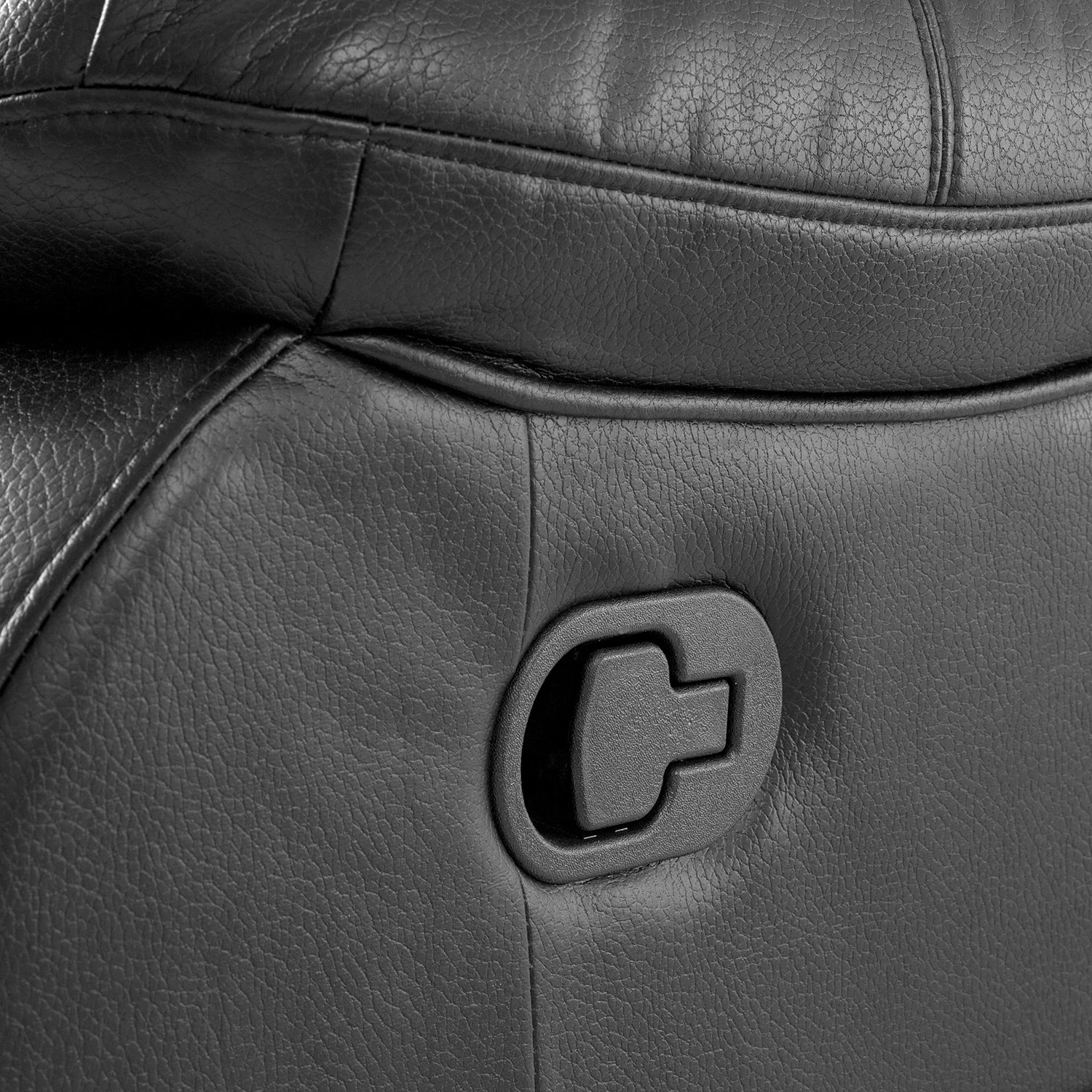 Modoform Fauteuil de cinéma Mendis (2 places) - Imitation cuir - Noir 26 Modoform Fauteuil de cinéma Mendis (2 places) - Imitation cuir - Noir – Image 24