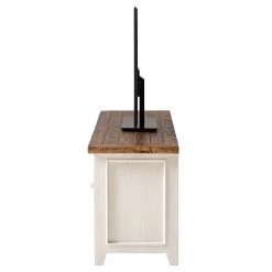 Maison Belfort Meuble TV Balignton - Pin massif - Blanc 14 Maison Belfort Meuble TV Balignton - Pin massif - Blanc -Meubles de salon Soldes 1000027363 211116 12444400050 DETAILS P000000001000027363