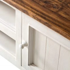 Maison Belfort Meuble TV Balignton - Pin massif - Blanc 17 Maison Belfort Meuble TV Balignton - Pin massif - Blanc -Meubles de salon Soldes 1000027363 211116 12445500057 DETAILS P000000001000027363