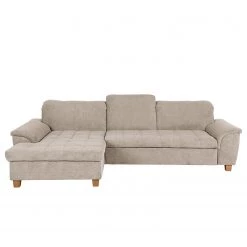 Ars Natura Canapé d'angle Charlo Microfibre - Cappuccino - Méridienne courte à gauche (vue de face) - Sans fonction couchage -Meubles de salon Soldes 1000029541 220802 040 DETAILS P000000001000029541