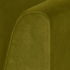 Jack & Alice Canapé Blomma (3 places) - Vert olive - Noyer -Meubles de salon Soldes 1000031374 210608 06021000008 DETAILS P000000001000031374