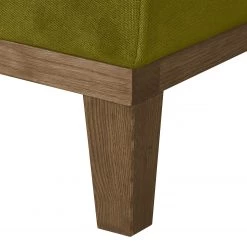 Jack & Alice Canapé Blomma (3 places) - Vert olive - Noyer -Meubles de salon Soldes 1000031374 210608 06021000010 DETAILS P000000001000031374