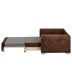 Mooved Fauteuil convertible Latina IV - Aspect cuir - Marron -Meubles de salon Soldes 1000034524 211221 092048000102 DETAILS P000000001000034524