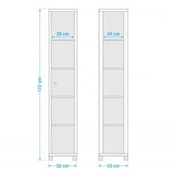 Fredriks Vitrine Winnipeg I - Avec éclairage LED - Verre transparent / Blanc 7 Fredriks Vitrine Winnipeg I - Avec éclairage LED - Verre transparent / Blanc -Meubles de salon Soldes 1000036223 190621 12570100002 GALLERYIMAGES P000000001000036223