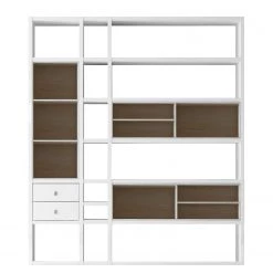 Loftscape Etagère Emporior III.A - Blanc / Imitation chêne de Sonoma - Sans éclairage