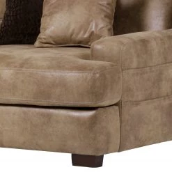 Red Living Grand fauteuil à oreilles Dream - Microfibre marron -Meubles de salon Soldes 1000039692 220831 040 DETAILS P000000001000039692