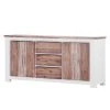 Maison Belfort Buffet Doral - Acacia partiellement massif Marron / Blanc 1 Maison Belfort Buffet Doral - Acacia partiellement massif Marron / Blanc -Meubles de salon Soldes 1000040150 211006 125010000011 IMAGE P000000001000040150