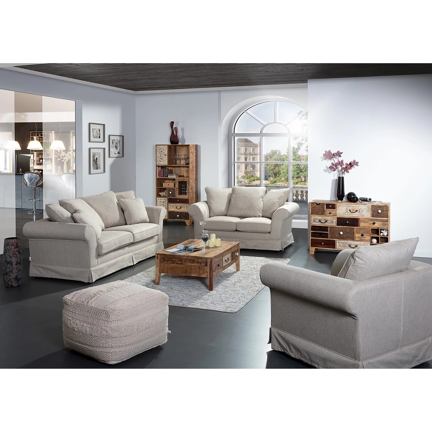 Ars manufacti Commode Curenna I - Manguier partiellement massif - Manguier / Marron 4 Ars manufacti Commode Curenna I - Manguier partiellement massif - Manguier / Marron – Image 2