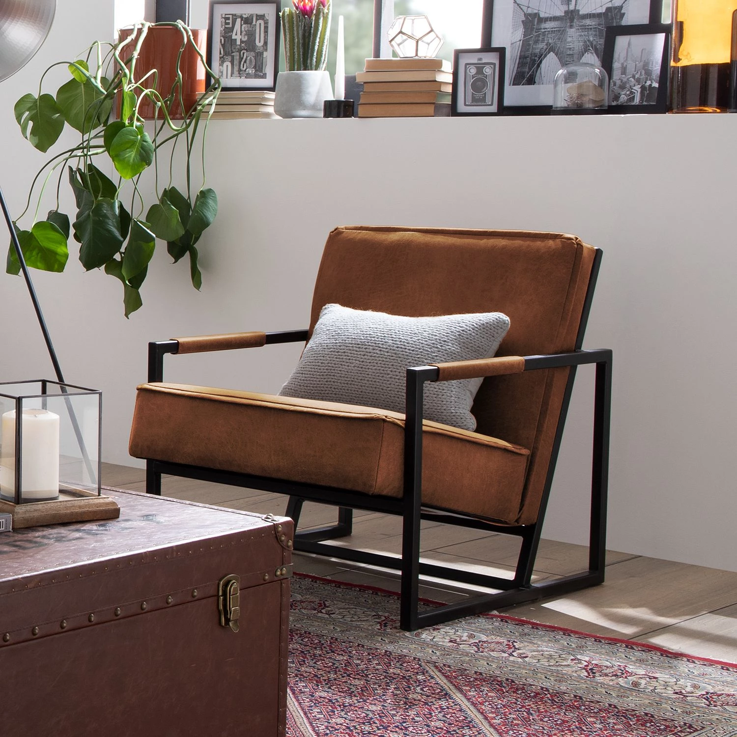 Ars manufacti Fauteuil Rhode - Brun 5 Ars manufacti Fauteuil Rhode - Brun – Image 3