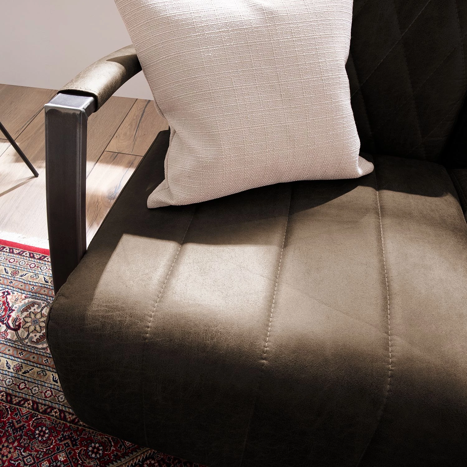 Ars manufacti Canapé Straid (2 places) - Gris marron 10 Ars manufacti Canapé Straid (2 places) - Gris marron – Image 8