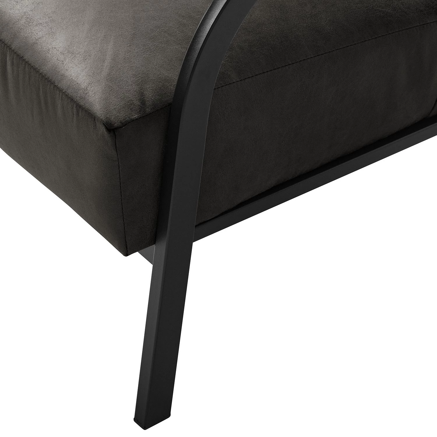 Ars manufacti Fauteuil Hoxie - Basalte 7 Ars manufacti Fauteuil Hoxie - Basalte – Image 5