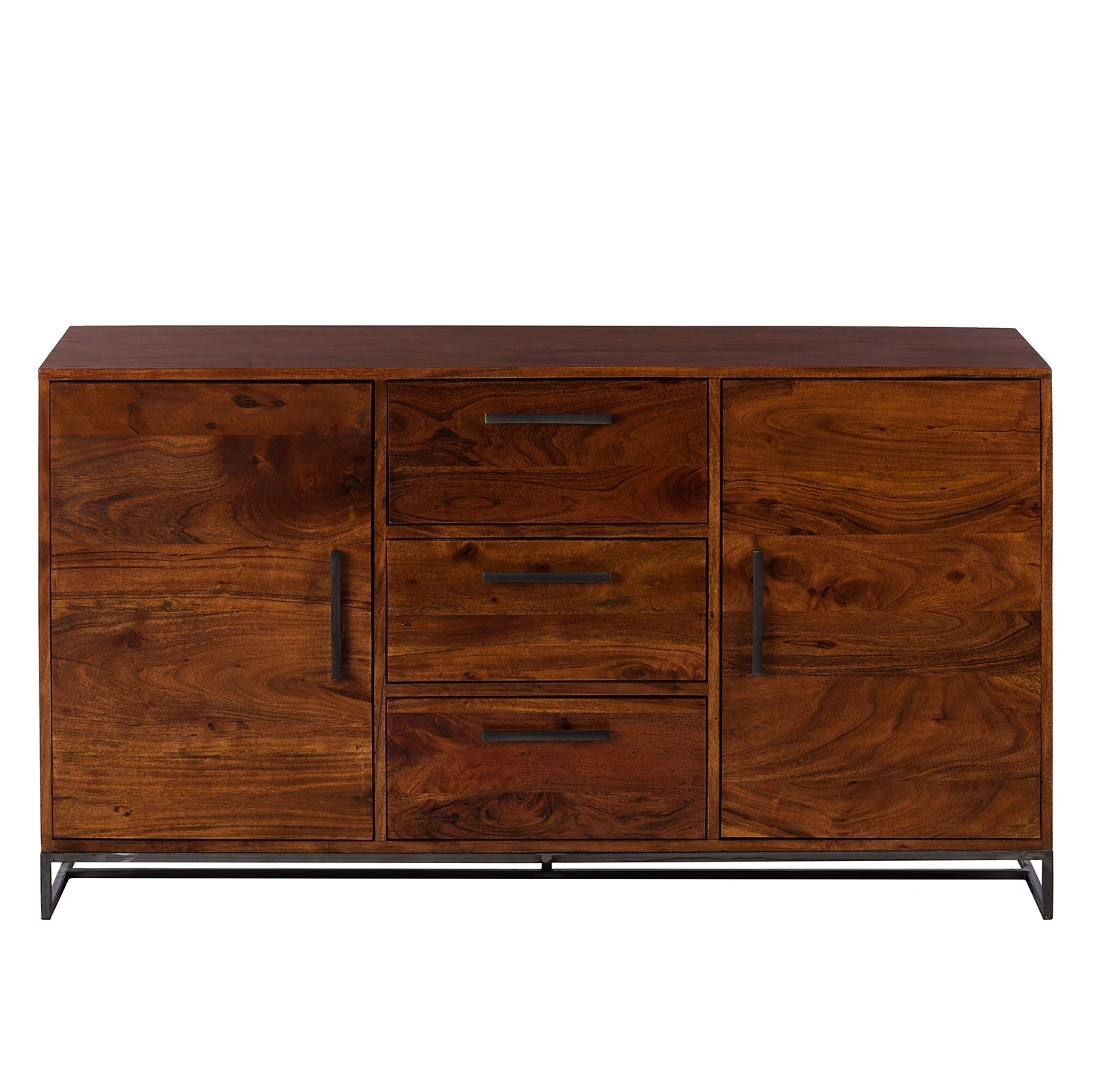 Ars manufacti Buffet Woodson - Acacia brun - Largeur : 145 cm 5 Ars manufacti Buffet Woodson - Acacia brun - Largeur : 145 cm – Image 3