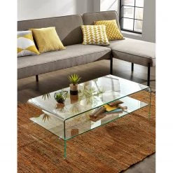 Fredriks Table basse Drap - Verre -Meubles de salon Soldes 1000054489 200429 06490400029 MOOD DETAILS P000000001000054489 mood
