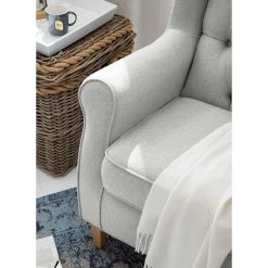 Maison Belfort Fauteuil à oreilles Luro - Granit -Meubles de salon Soldes 1000059441 190401 09432900052 GALLERYIMAGES P000000001000059441