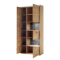 Ars Natura Ensemble de meubles Lopburi II - 4 éléments - Imitation chêne Bianco partiellement massif / Ardoise -Meubles de salon Soldes 1000064076 200811 13514400254 DETAILS P000000001000064076