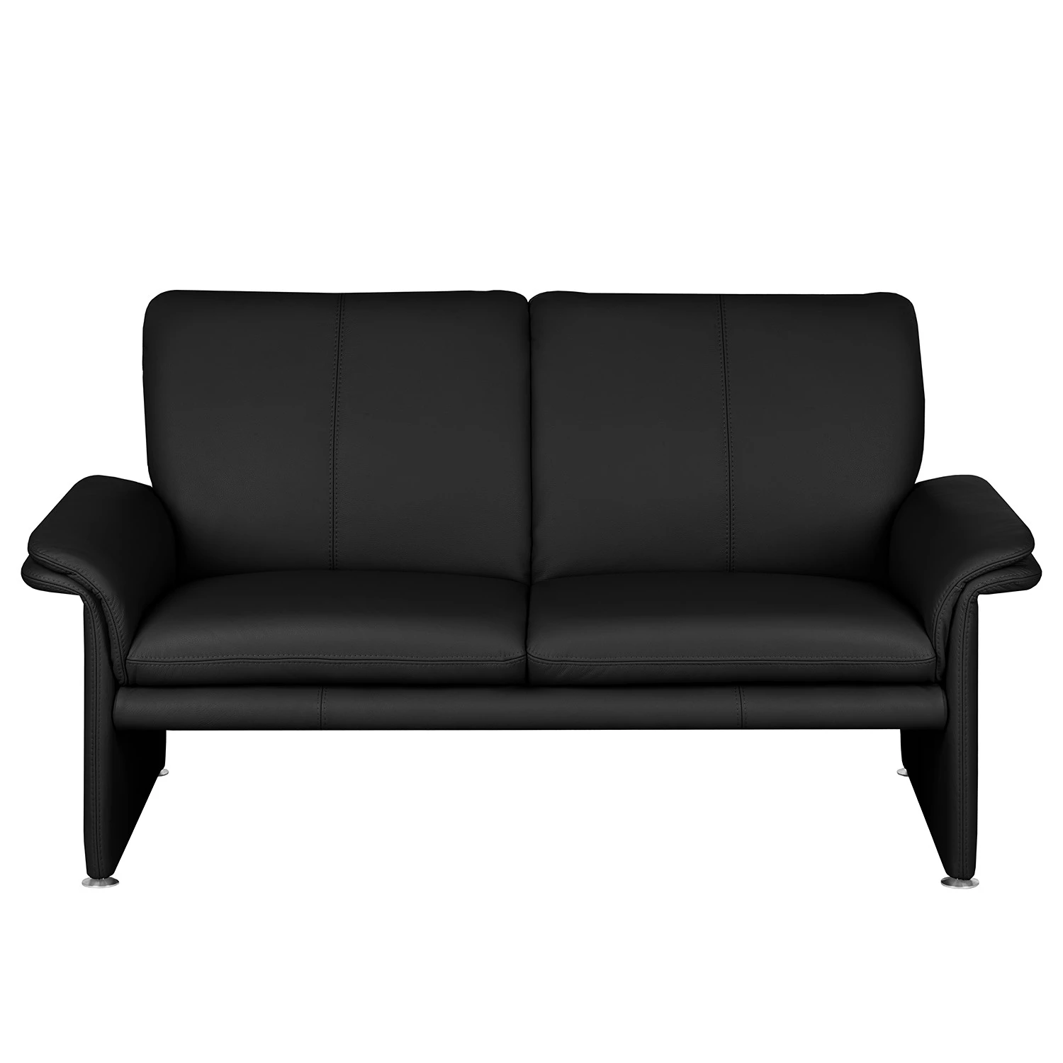 Canapé Capri (2 places) - Cuir Mabel: Noir 5 Canapé Capri (2 places) - Cuir Mabel: Noir – Image 3