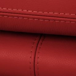 Fauteuil Capri - Cuir Mabel: Rouge -Meubles de salon Soldes 1000073314 220304 080 DETAILS P000000001000073314