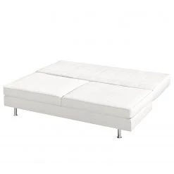 Roomscape Canapé convertible Emmanuela - Cuir véritable blanc 19 Roomscape Canapé convertible Emmanuela - Cuir véritable blanc -Meubles de salon Soldes 1000083984 180808 12302690 GALLERYIMAGES P000000001000083984