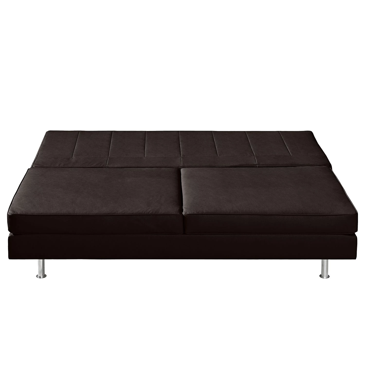 Roomscape Canapé convertible Emmanuela - Cuir véritable marron 11 Roomscape Canapé convertible Emmanuela - Cuir véritable marron – Image 9