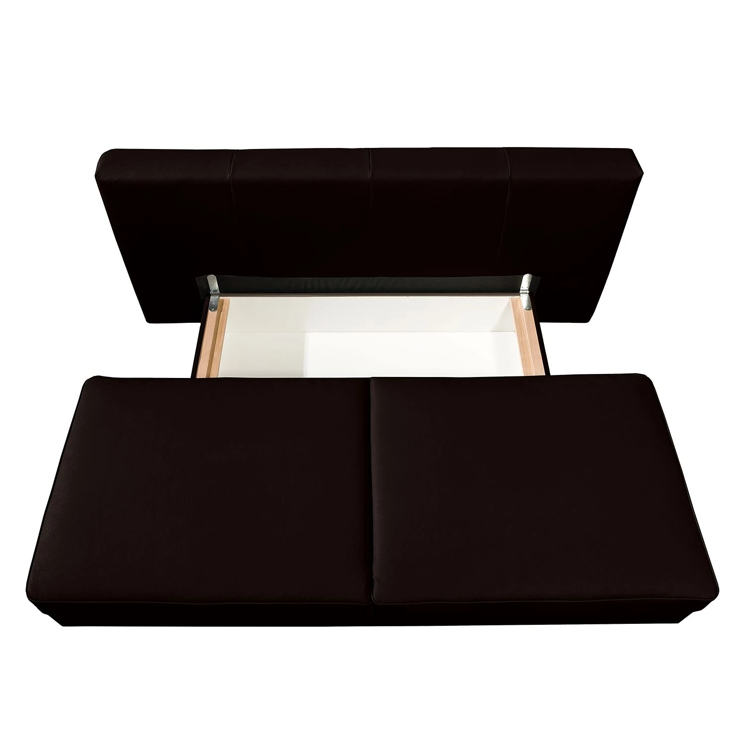 Roomscape Canapé convertible Emmanuela - Cuir véritable marron 9 Roomscape Canapé convertible Emmanuela - Cuir véritable marron – Image 7