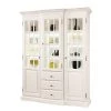 Ridgevalley Armoire vitrine La Carlotta I - Pin massif - Crème - Avec éclairage -Meubles de salon Soldes 1000084229 201004 11191600006 IMAGE P000000001000084229