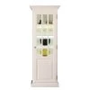 Ridgevalley Armoire vitrine La Carlotta II - Pin massif - Crème - Avec éclairage -Meubles de salon Soldes 1000084237 201004 11210400042 IMAGE P000000001000084237