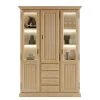 Ridgevalley Armoire vitrine Breddin II - Pin massif - Avec éclairage -Meubles de salon Soldes 1000084250 201004 11233200096 IMAGE P000000001000084250