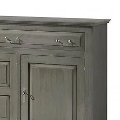 Maison Belfort Buffet Azjana - Pin massif - Gris -Meubles de salon Soldes 1000084282 201004 11295500218 DETAILS P000000001000084282