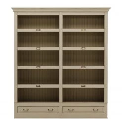 Maison Belfort Bibliothèque Azjana I - Beige clair -Meubles de salon Soldes 1000084334 201004 11400900396 DETAILS P000000001000084334