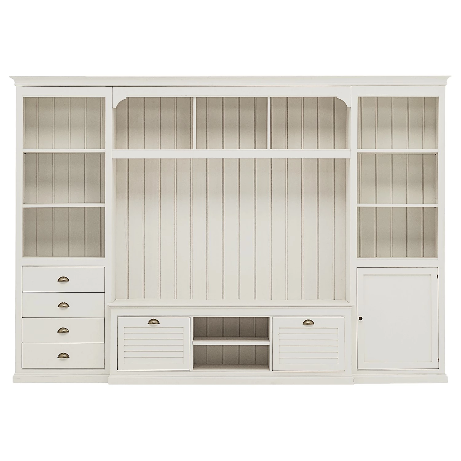 Ridgevalley Ensemble TV Sollerön II - Pin blanc / Laiton 4 Ridgevalley Ensemble TV Sollerön II - Pin blanc / Laiton – Image 2