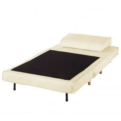 Mørteens Fauteuil convertible Rovigo - Imitation cuir - Crème -Meubles de salon Soldes 1000086505 190507 12423700003 GALLERYIMAGES P000000001000086505