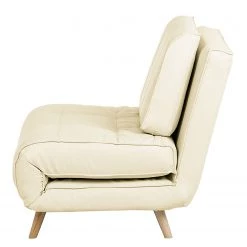 Mørteens Fauteuil convertible Rovigo - Imitation cuir - Crème -Meubles de salon Soldes 1000086505 190507 12423700006 GALLERYIMAGES P000000001000086505