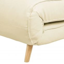 Mørteens Fauteuil convertible Rovigo - Imitation cuir - Crème -Meubles de salon Soldes 1000086505 190507 12423700011 GALLERYIMAGES P000000001000086505