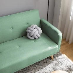 Mørteens Canapé convertible Daru I - Tissu Nims: Gris menthe -Meubles de salon Soldes 1000086542 201201 06015300094 DETAILS P000000001000086542