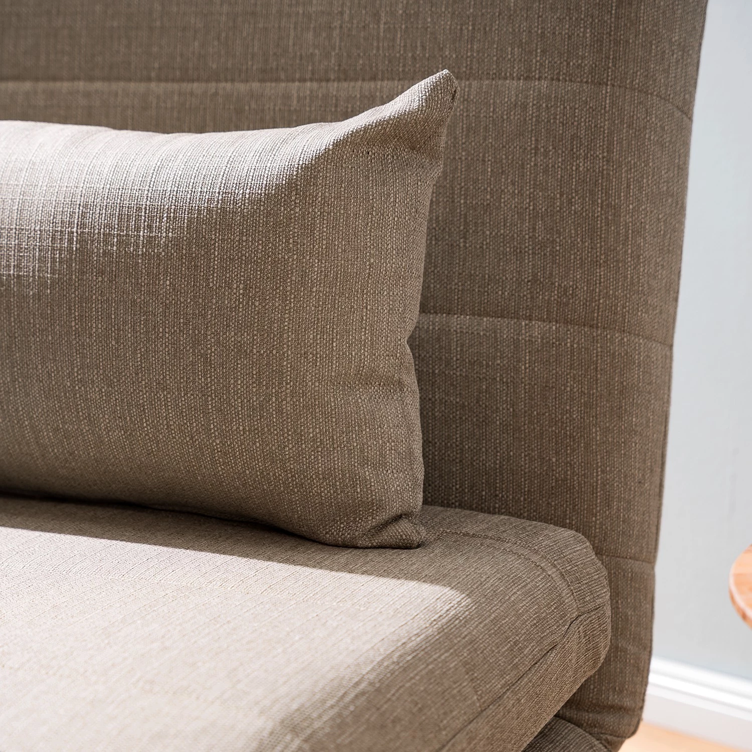 Mørteens Fauteuil convertible Ösmo -Tissu - Gris sable 11 Mørteens Fauteuil convertible Ösmo -Tissu - Gris sable – Image 9