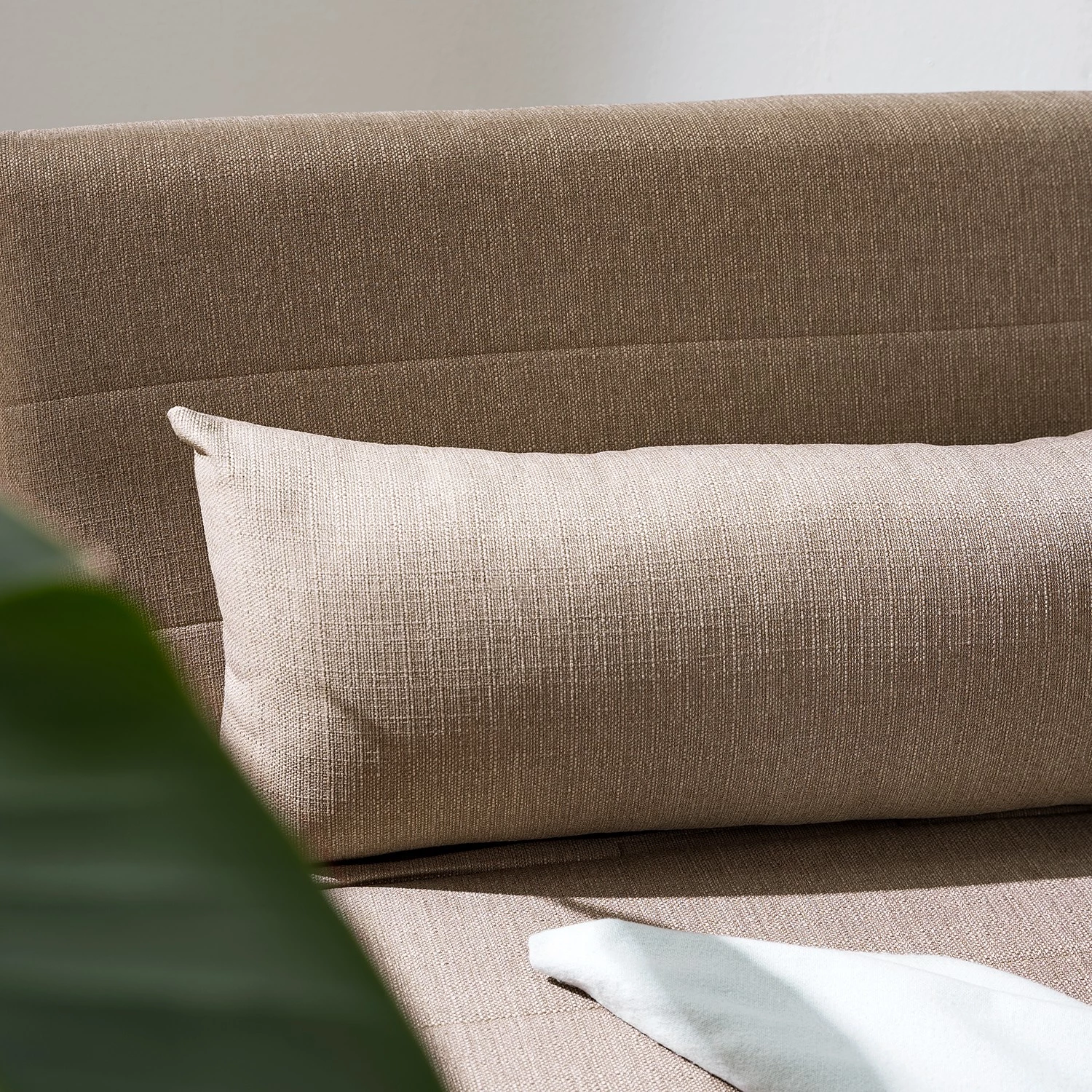 Mørteens Fauteuil convertible Ösmo -Tissu - Gris sable 13 Mørteens Fauteuil convertible Ösmo -Tissu - Gris sable – Image 11