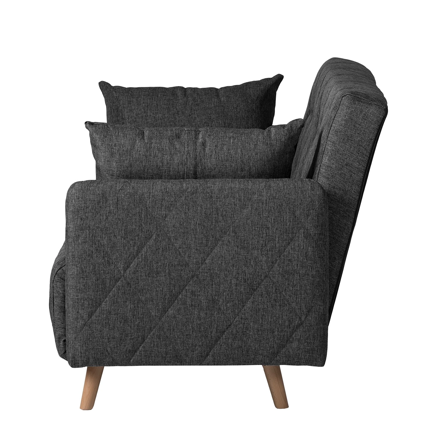 Mørteens Canapé convertible Morten - Tissu Nims: Gris foncé 11 Mørteens Canapé convertible Morten - Tissu Nims: Gris foncé – Image 9