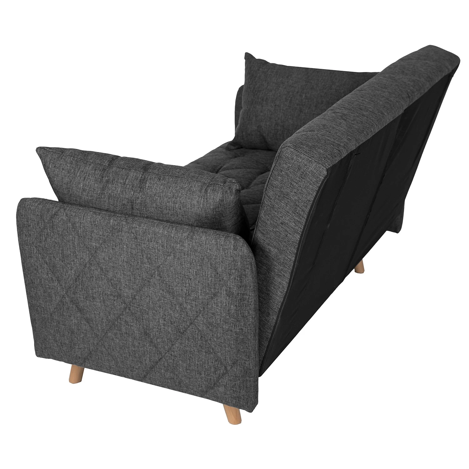 Mørteens Canapé convertible Morten - Tissu Nims: Gris foncé 12 Mørteens Canapé convertible Morten - Tissu Nims: Gris foncé – Image 10