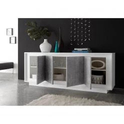 LC Spa Buffet Forenza - Imitation béton / Blanc 14 LC Spa Buffet Forenza - Imitation béton / Blanc -Meubles de salon Soldes 1000091559 201029 08233600097 MOOD DETAILS P000000001000091559 mood