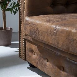 Canapé Torquay (3 places) - Marron -Meubles de salon Soldes 1000094671 220121 101044000104 DETAILS P000000001000094671