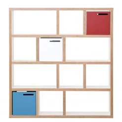 Temahome Étagère Berlin - Blanc mat - Blanc / Marron clair - 150 x 159 cm 13 Temahome Étagère Berlin - Blanc mat - Blanc / Marron clair - 150 x 159 cm -Meubles de salon Soldes 1000094982 201016 13173700055 DETAILS P000000001000094982