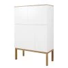Tenzo Buffet haut Patch II - chêne - Blanc 2 Tenzo Buffet haut Patch II - chêne - Blanc -Meubles de salon Soldes 1000097773 211123 070708000011 IMAGE P000000001000097773