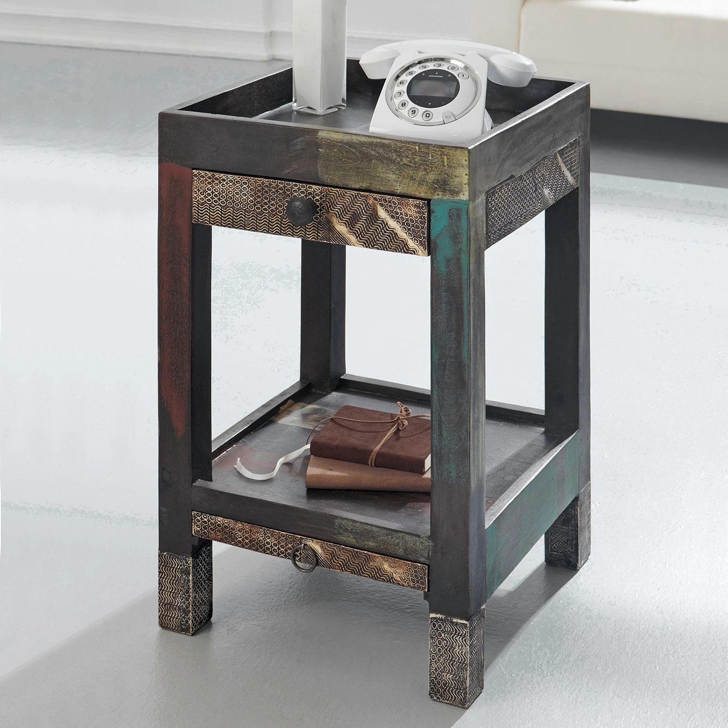 Wolf-Möbel Table d’appoint Goa I - Multicolore 4 Wolf-Möbel Table d’appoint Goa I - Multicolore – Image 2