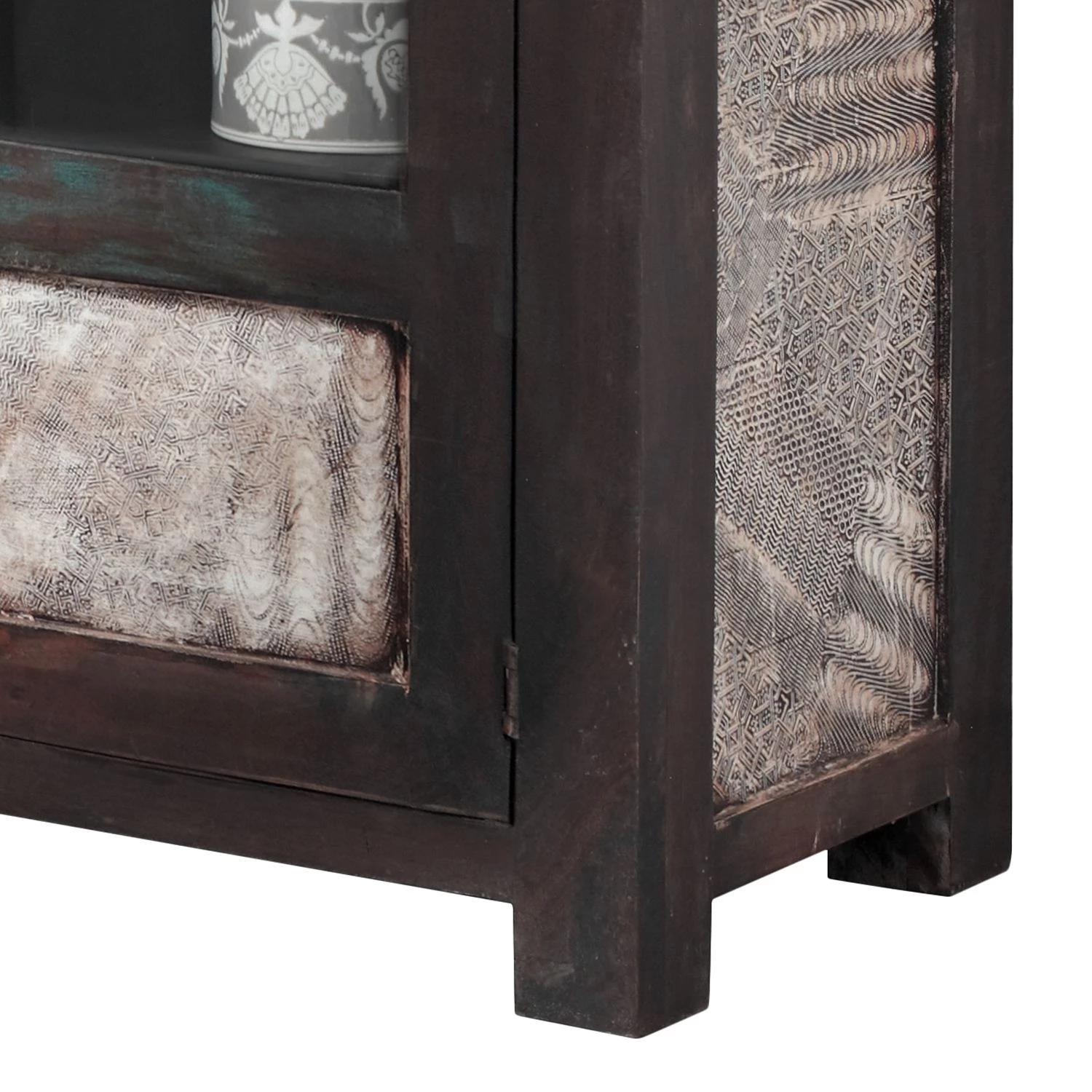 Wolf-Möbel Vitrine Goa I - Partiellement en manguier et acacia massifs 12 Wolf-Möbel Vitrine Goa I - Partiellement en manguier et acacia massifs – Image 10