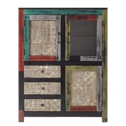 Wolf-Möbel Buffet haut Goa II - Partiellement en manguier et acacia massifs -Meubles de salon Soldes 1000104040 191106 09425400023 DETAILS P000000001000104040