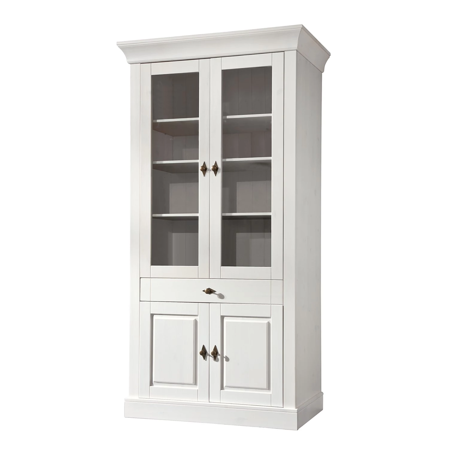 Maison Belfort Vitrine Bergen III - Pin massif - Epicéa blanc 3 Maison Belfort Vitrine Bergen III - Pin massif - Epicéa blanc