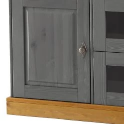 Maison Belfort Commode Bergen I - Pin massif - Pin gris / Pin lessivé -Meubles de salon Soldes 1000104340 211122 08320600627 DETAILS P000000001000104340