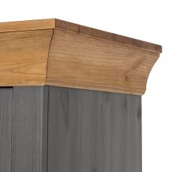 Maison Belfort Armoire vitrine Bergen - Epicéa gris / Epicéa lessivé -Meubles de salon Soldes 1000104342 211122 08320700711 DETAILS P000000001000104342