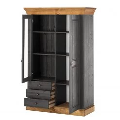 Maison Belfort Meuble TV Bergen - 3 éléments - Pin massif - Epicéa gris / Epicéa lessivé -Meubles de salon Soldes 1000104347 211122 08320700671 DETAILS P000000001000104347