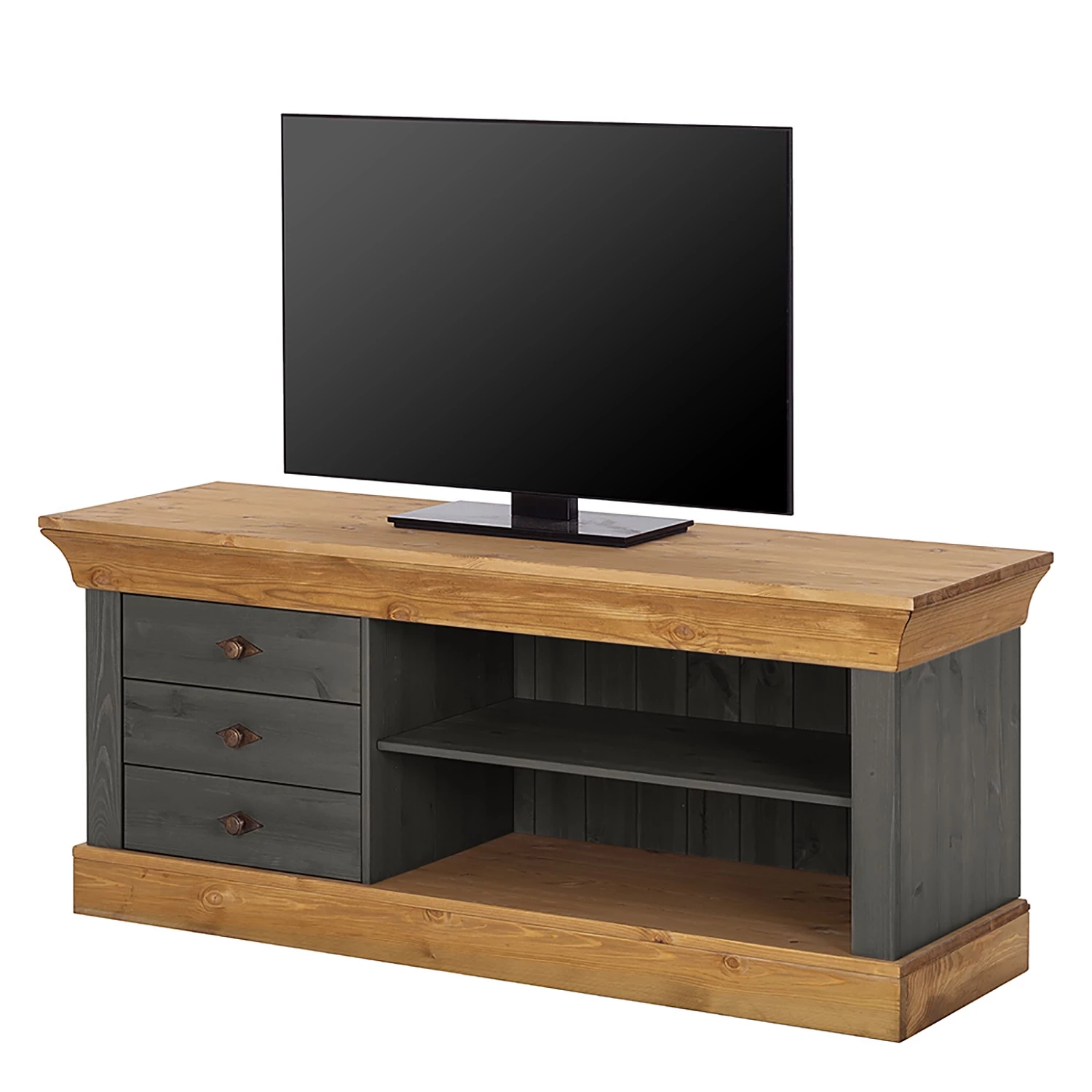 Maison Belfort Meuble TV Bergen - Epicéa gris / Epicéa lessivé 3 Maison Belfort Meuble TV Bergen - Epicéa gris / Epicéa lessivé